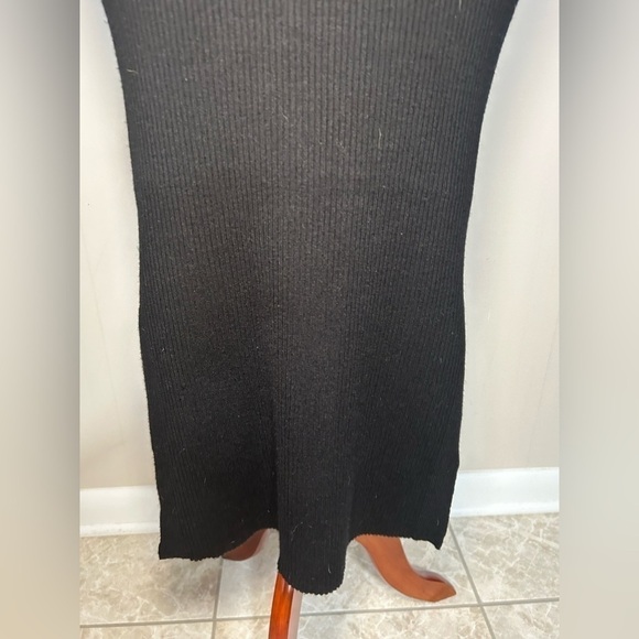 Magaschoni Black Knit Midi Dress - Picture 5 of 9